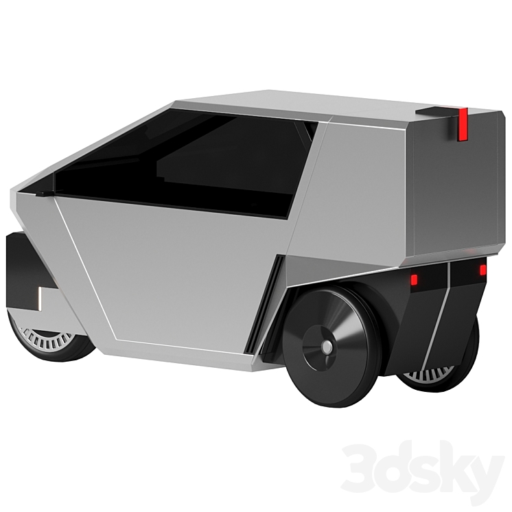 Cargo MOTO concept 3D Model Free