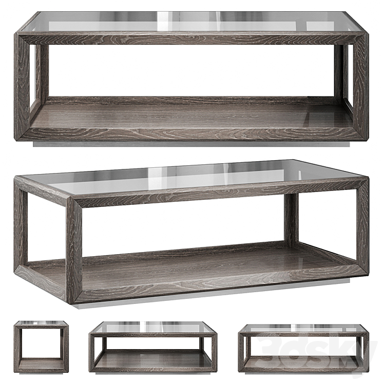 Coffee tables Camelgroup Elite Silver 3DS Max Model - thumbnail 1