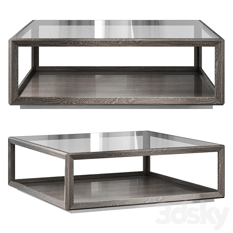 Coffee tables Camelgroup Elite Silver 3DS Max Model - thumbnail 2