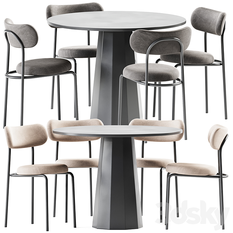 Dix Table and Loop Chair by Connubia Free Download