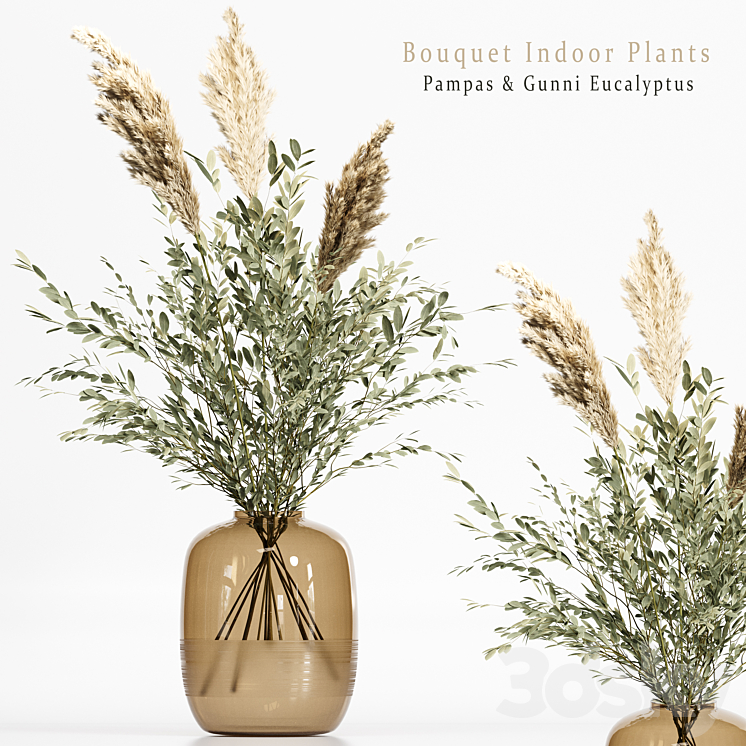 Bouquet Indoor Plants.017 3DS Max Model - thumbnail 1