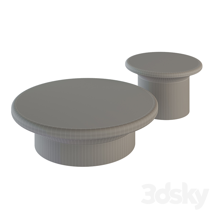 Coffee tables ENNE SUSPENCE 3DS Max Model - thumbnail 2