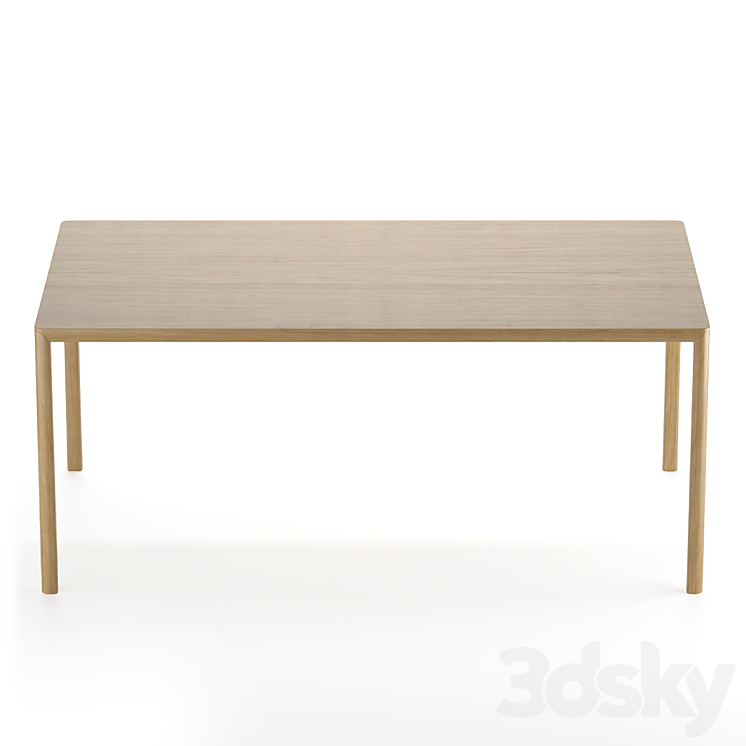 ethnicraft. Air dining table. 3DS Max - thumbnail 2