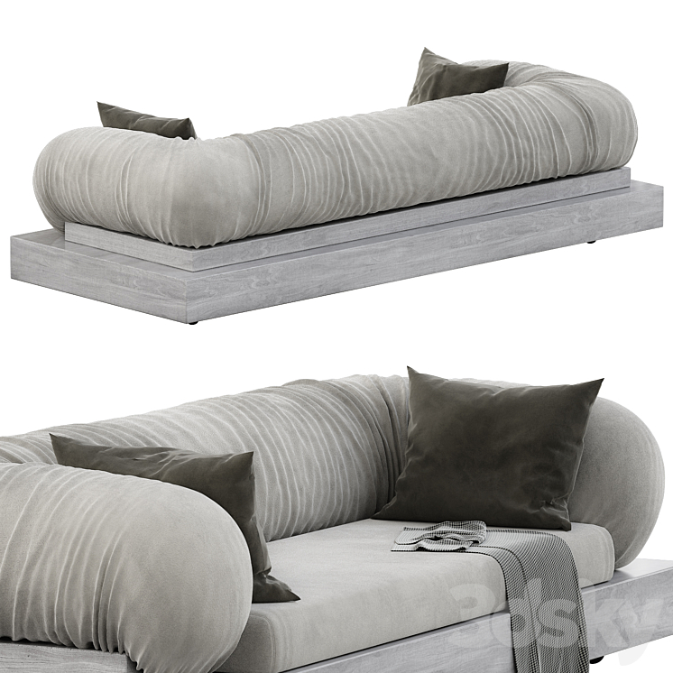Natuzzi Italia Block 3D Model