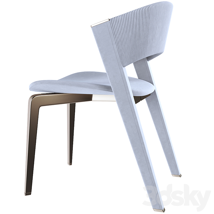 Lisbona arm chair 3DS Max Model - thumbnail 2