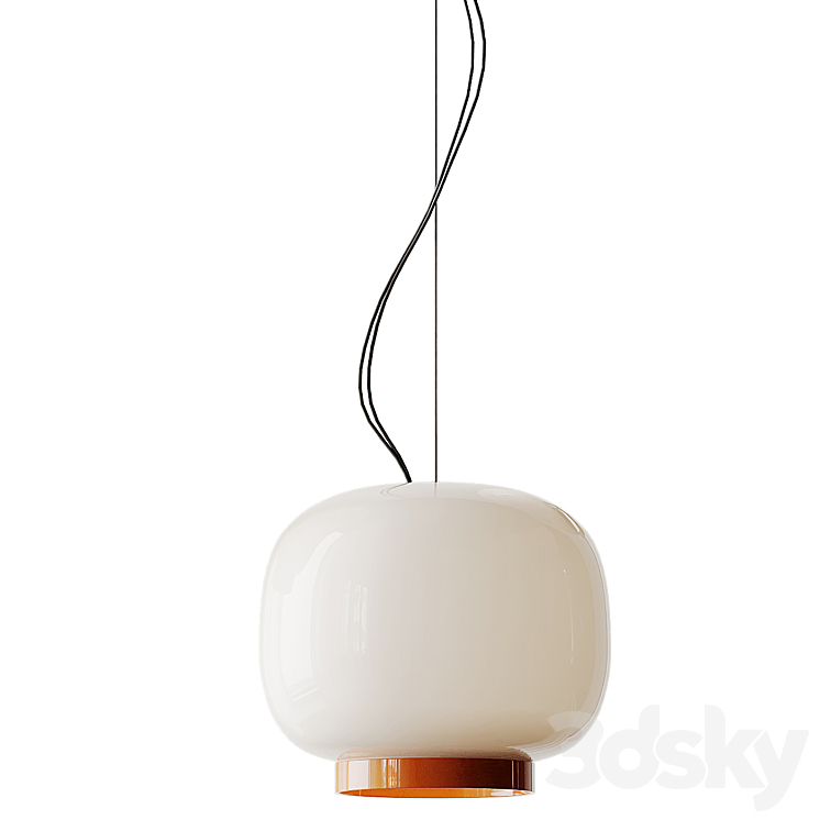 Foscarini Chouchin Reverse 3 Suspension Lamp 3DS Max Model - thumbnail 2