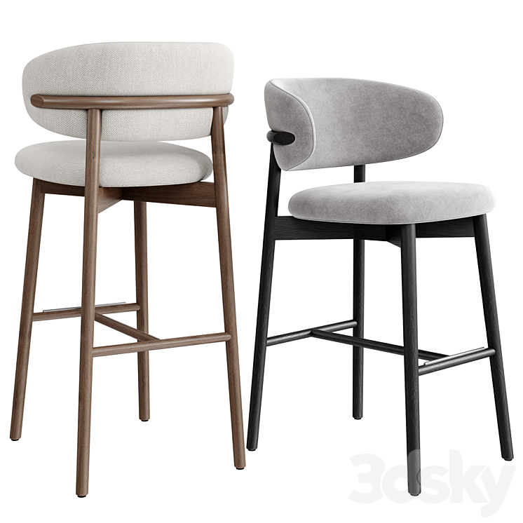 Oleandro stool by Calligaris 3D Model Free