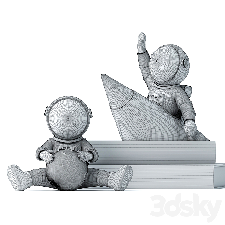 Astronaut 3DS Max - thumbnail 2