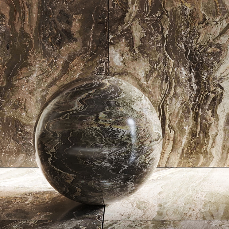 Dream Arabesque Porcelain Tile 3D Model Free