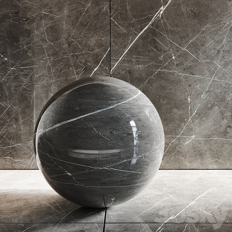 Charming Amber Porcelain Tiles 3D Model Free