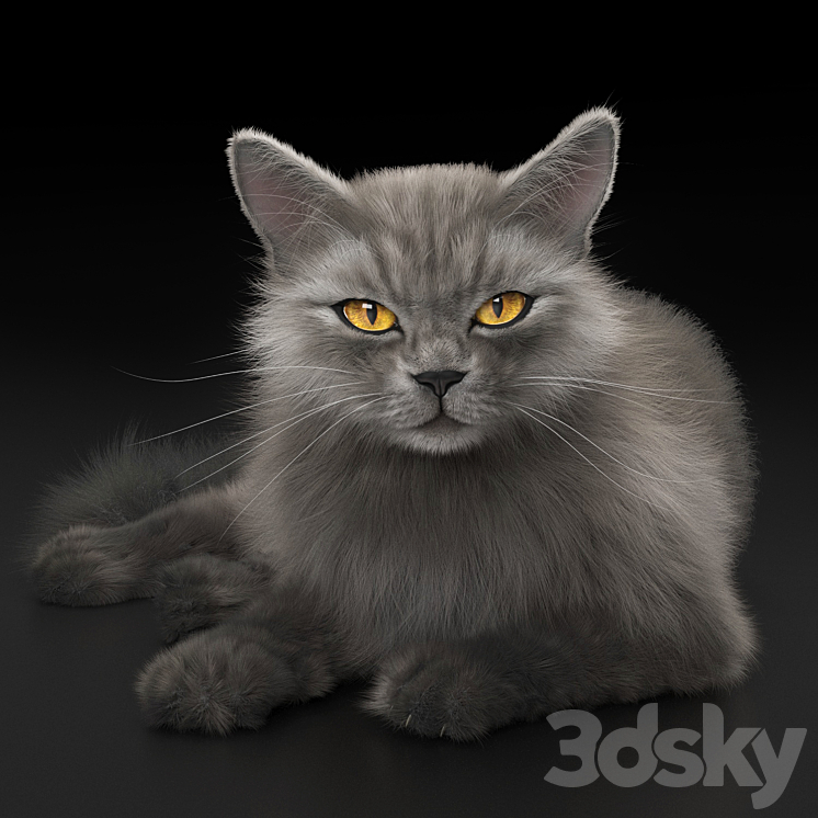 CAT 4 Corona 3D Model Free