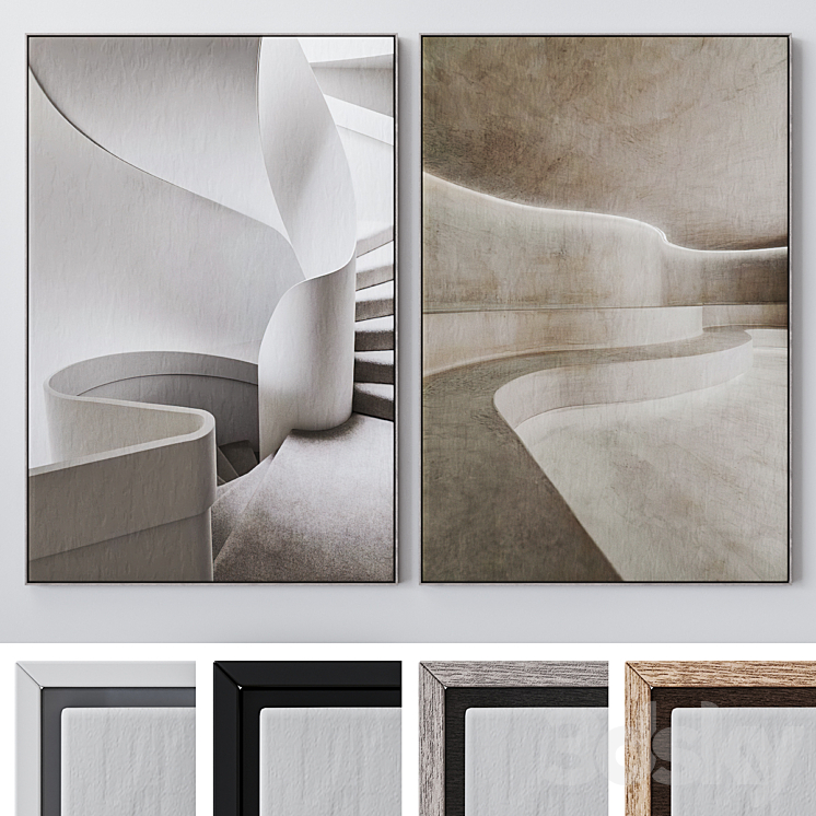 Set of large wall paintings 1848 Free Download