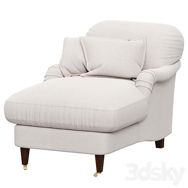 Hayes Chaise Other soft seating 3D model