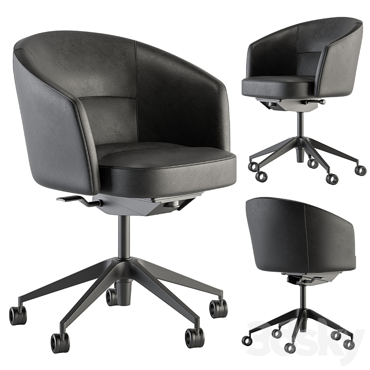 Office Chair – Set 18 3DS Max - thumbnail 2