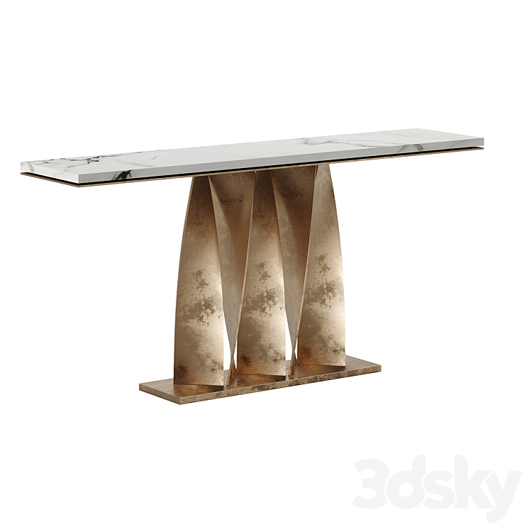 Private Label Spiro Console Luxury Statements 3D Model