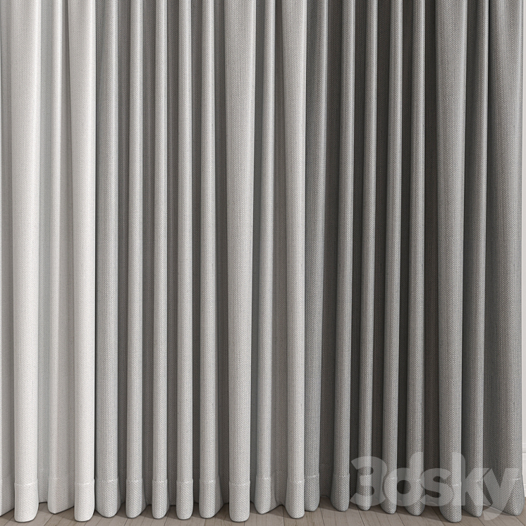 Curtain A032 3D Model