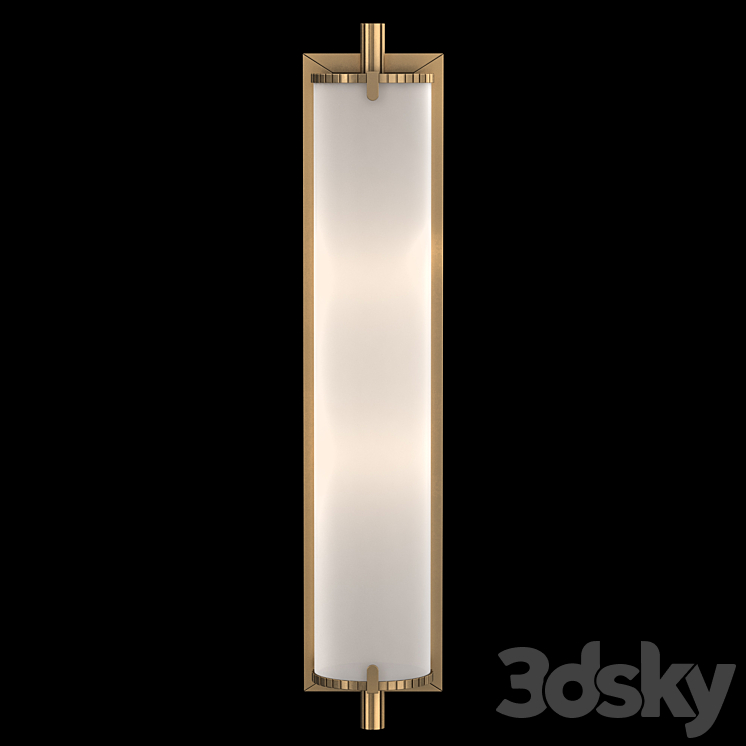 Calliope Tall Bath Light 3DS Max Model - thumbnail 2