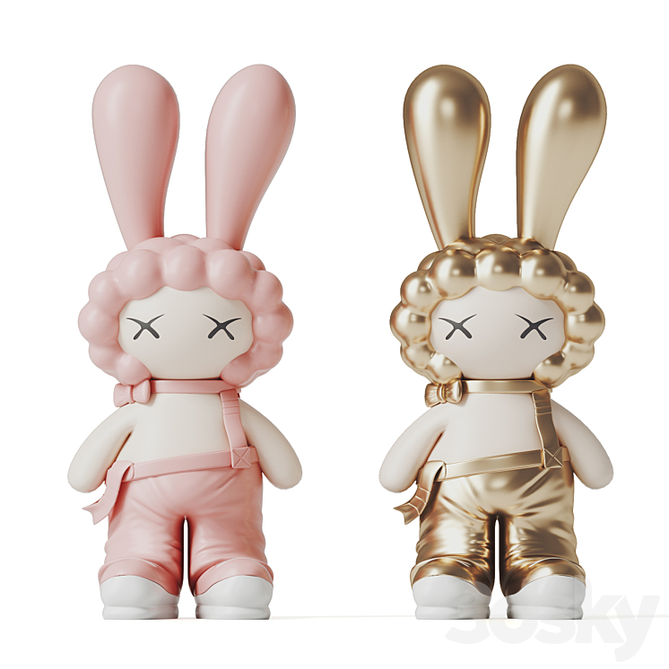 rabbit toys 3D Model