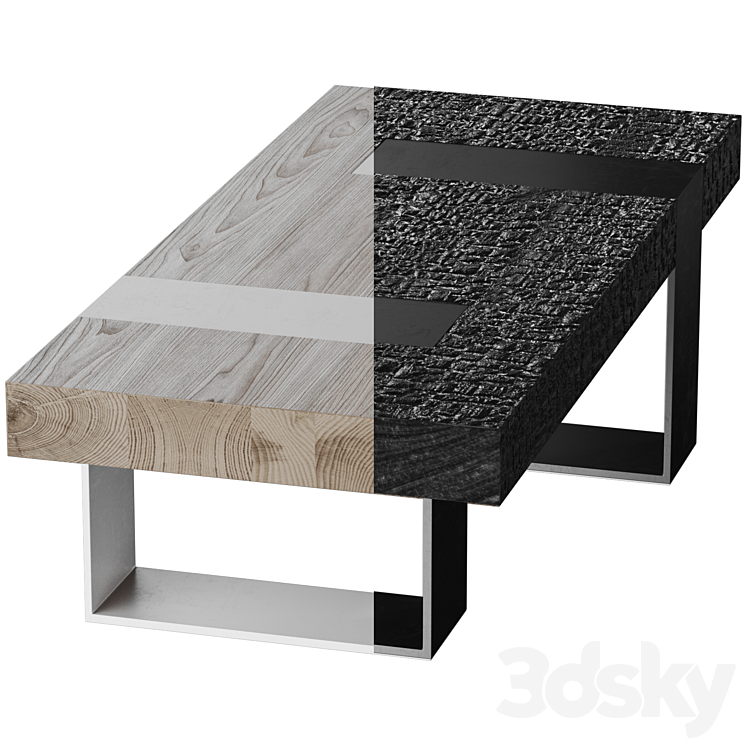 Coffee table 3DS Max - thumbnail 2