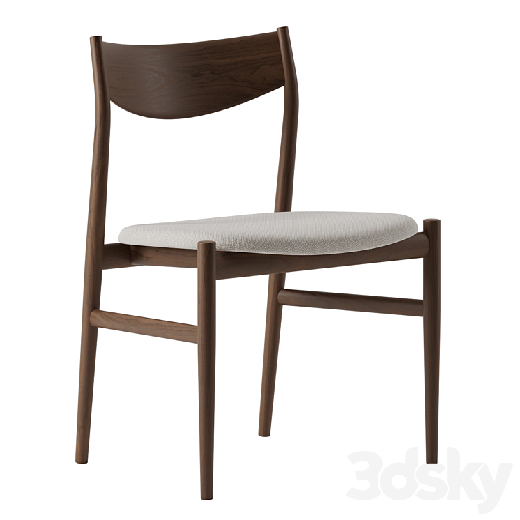 Kamuy Side Chair by Conde House 3DS Max - thumbnail 1