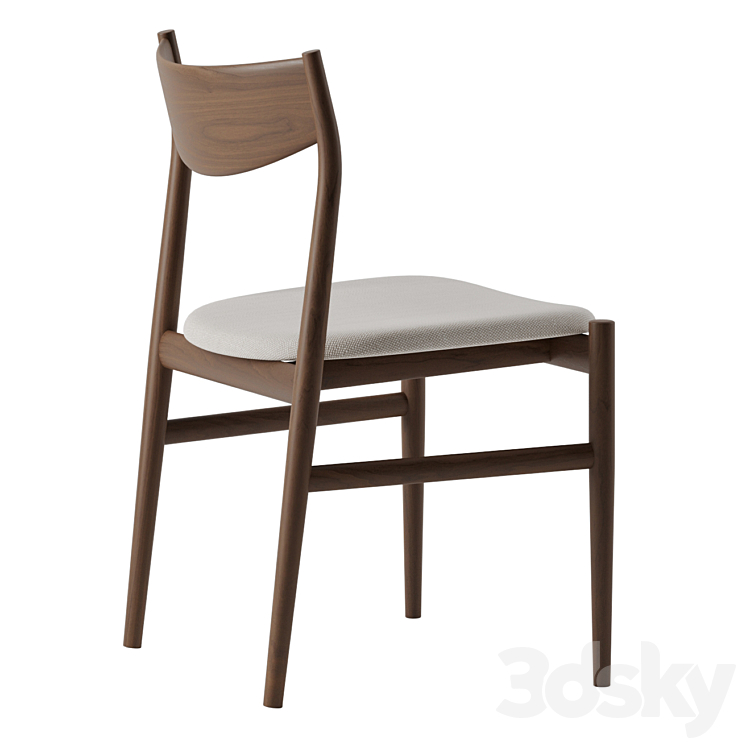 Kamuy Side Chair by Conde House 3DS Max - thumbnail 2
