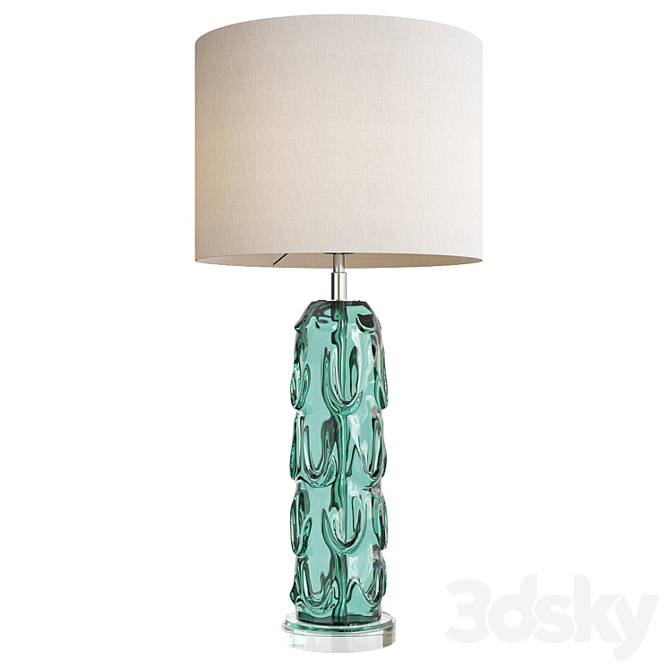 Aqua crystal vase table lamp liang and eimil gabor 3DS Max - thumbnail 1