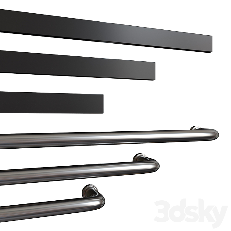 Handle Set 01 3D Model Free