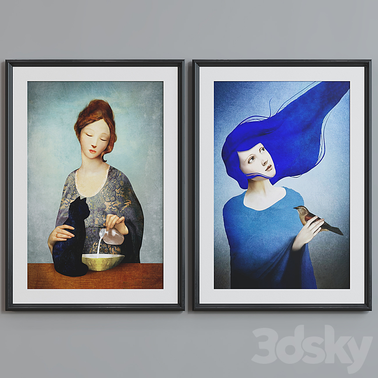 Picture Frame Set 525 3D Model