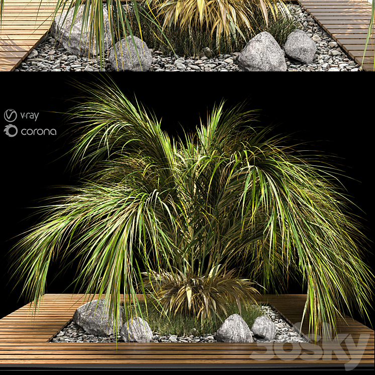 palm tree 3DS Max Model - thumbnail 1