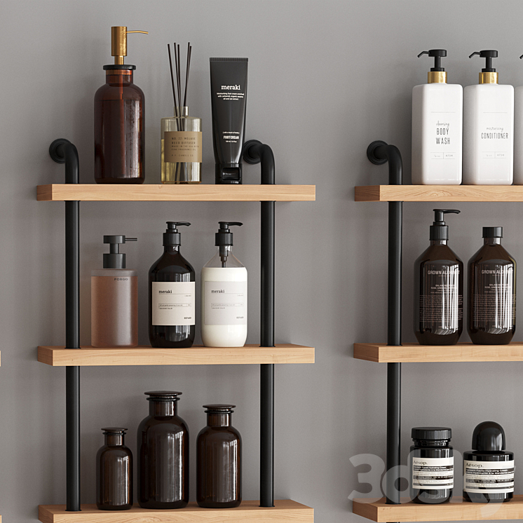 Bathroom Accessories 51 3D Model