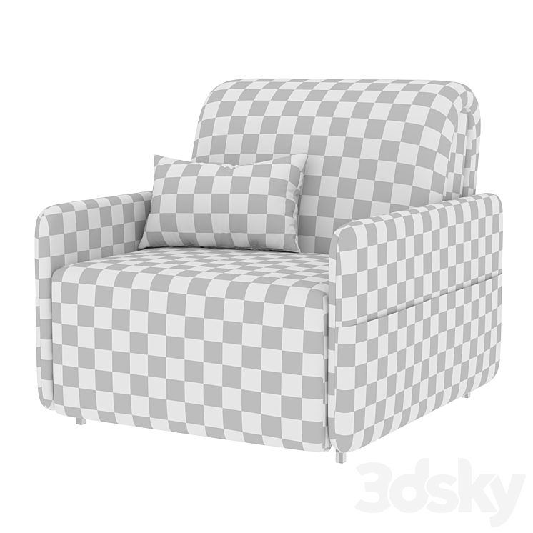 Hoff armchairbed Boston 3D model