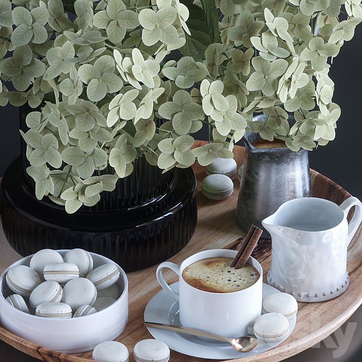 Decorative set 38 3D Model Free