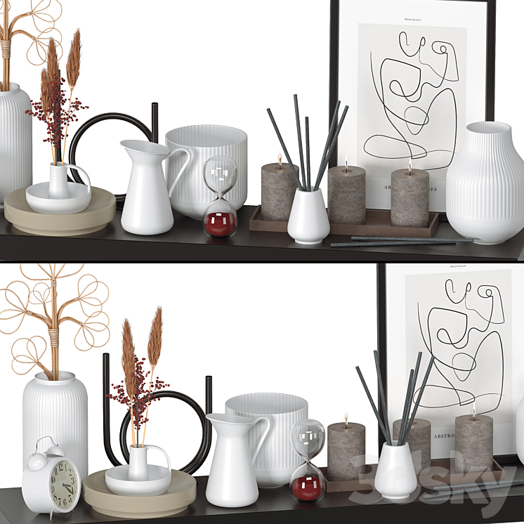 IKEA Decorative set 01 Decorative set 3D model