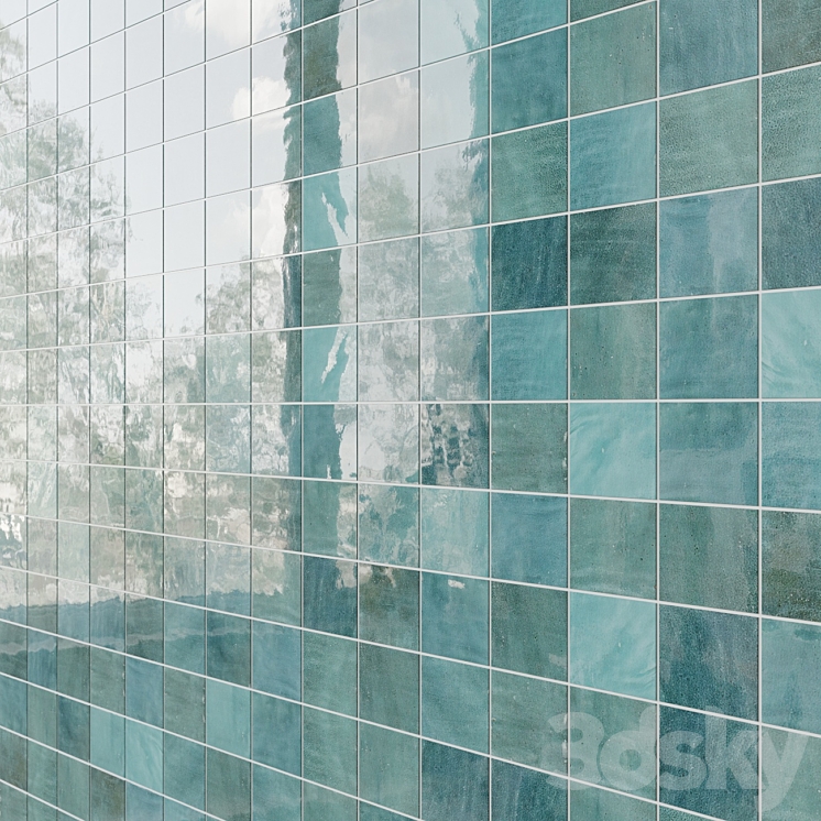 Tile Kingston Mosaic 3D Model Free