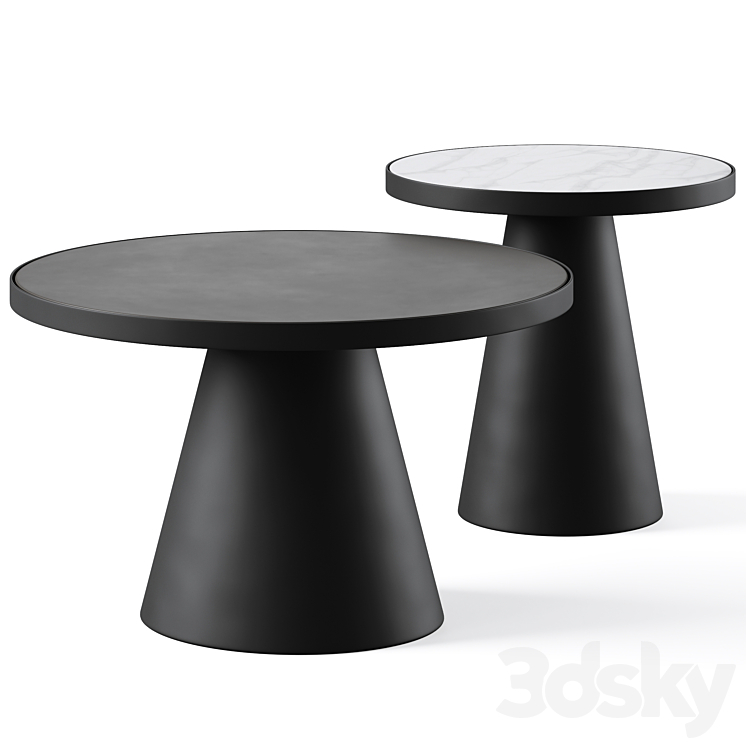 Coffee table Soli by Actona 3DS Max Model - thumbnail 1