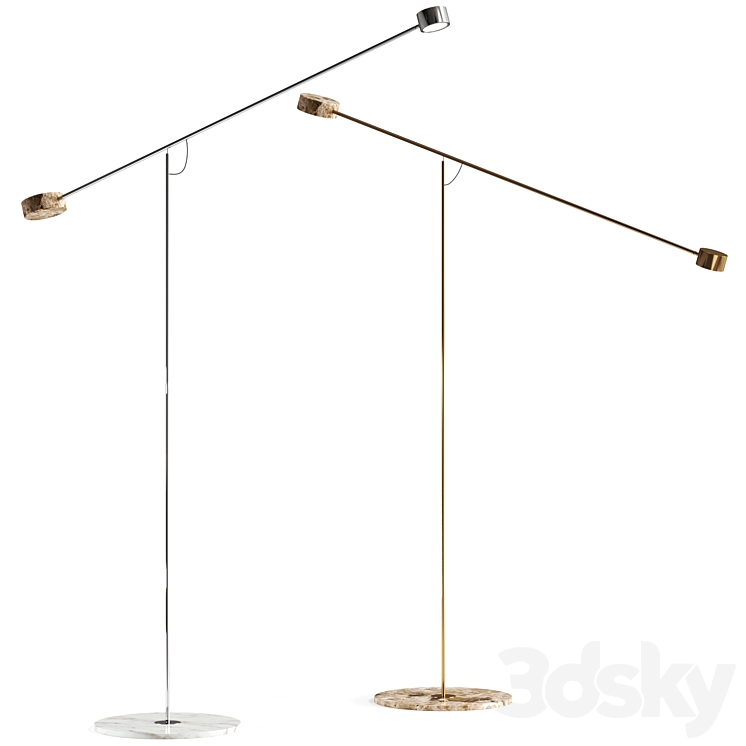 T Lamp by moooi Floor lamp floor lamp 3D Model Free