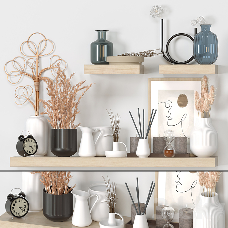 IKEA Decorative set 02 Decorative set 3D model