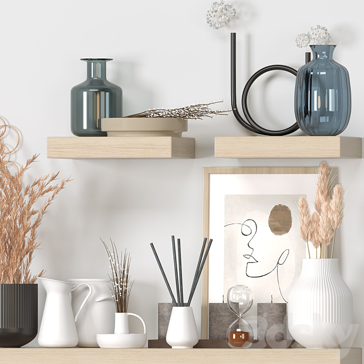 IKEA Decorative set 02 Decorative set 3D model