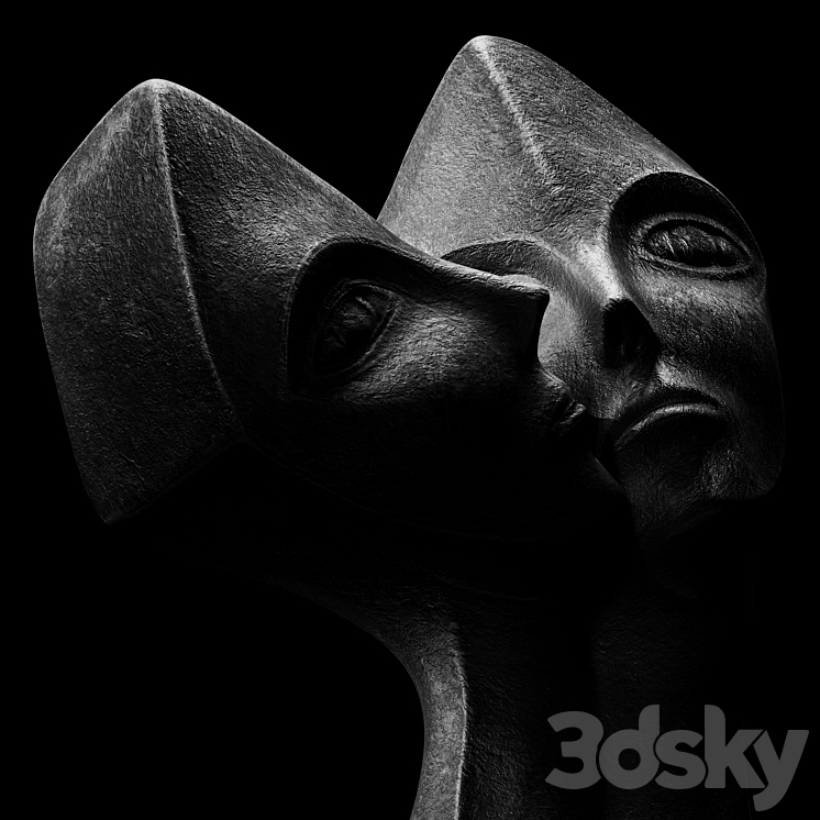Sculptures of Abstraction Nurturing 2002 3D Model