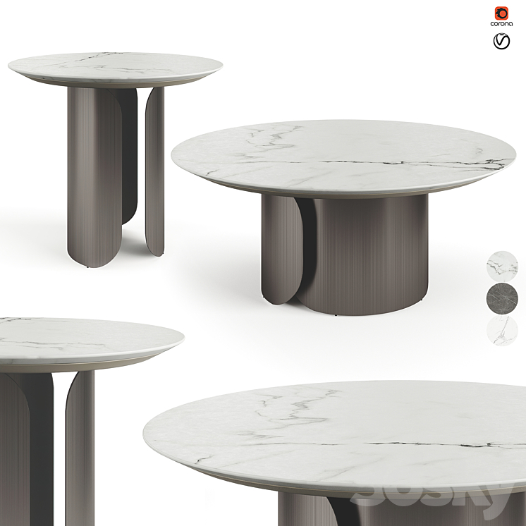 GABRIEL OPERA CONTEMPORARY COFFEE TABLE 3DS Max Model - thumbnail 1