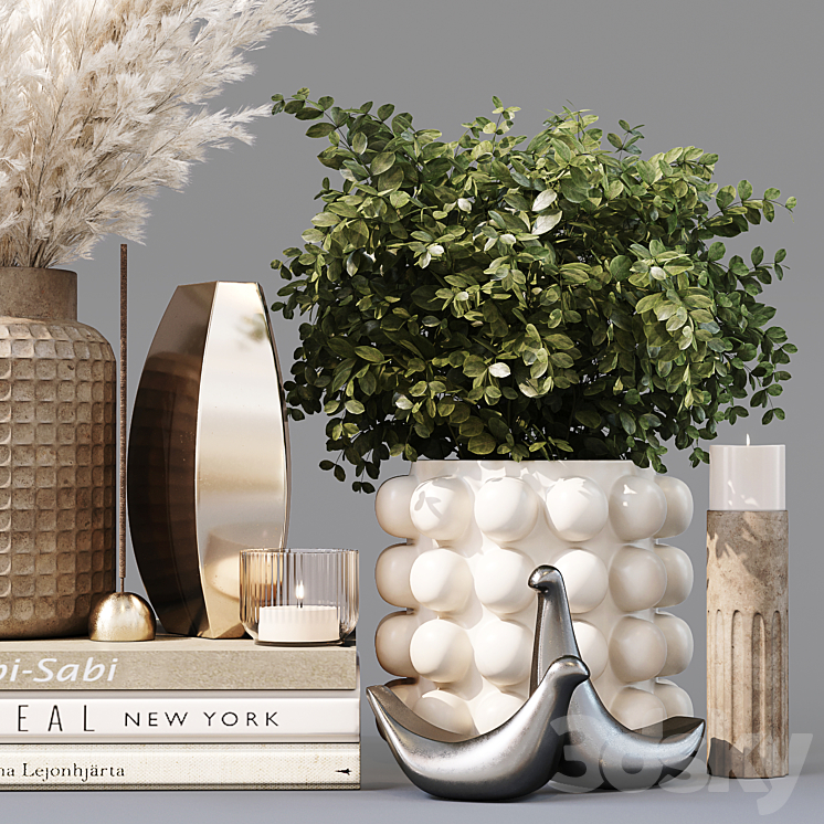 Decorative Set 104 3D Model