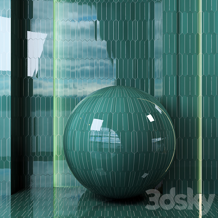 (4k)(7colors) Equipe Lanse ceramics Set 01-(Seamless pbr) 3DS Max - thumbnail 2