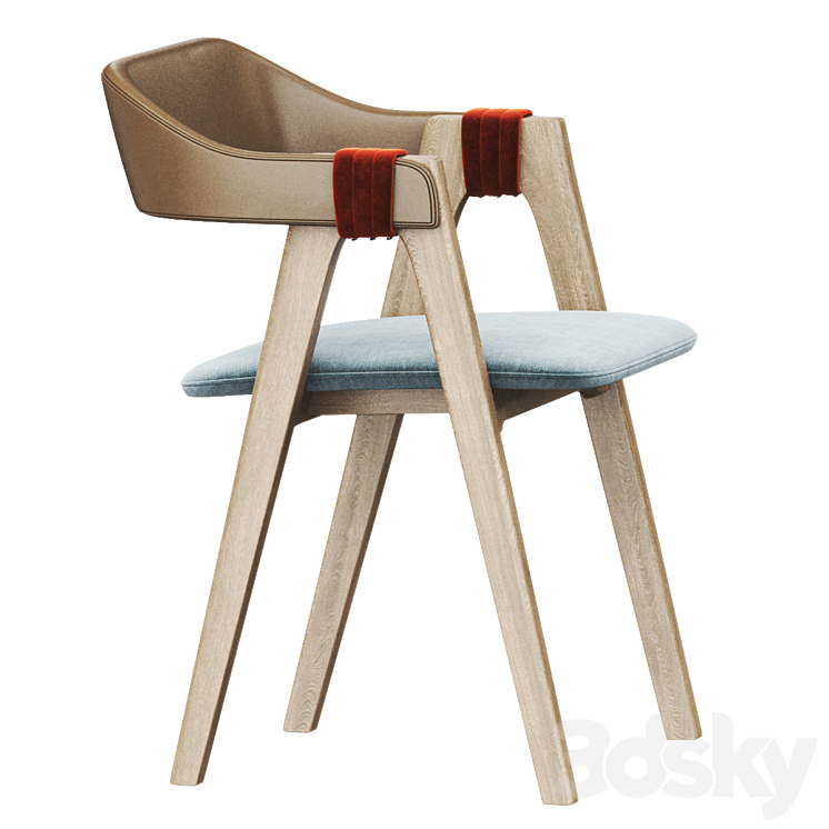 Mathilda Chair by Moroso 3DS Max - thumbnail 2