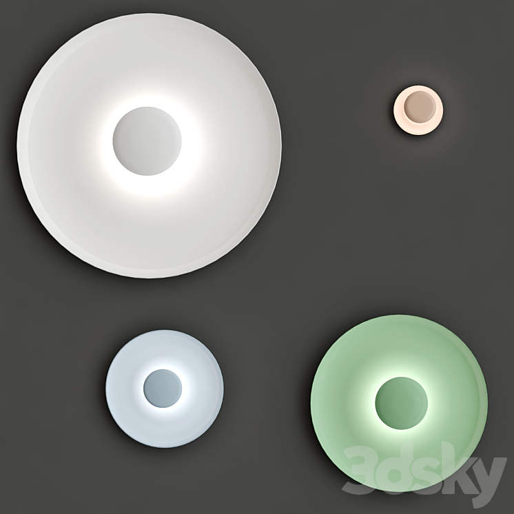 TOP Wall lamp By Vibia 3DS Max Model - thumbnail 2