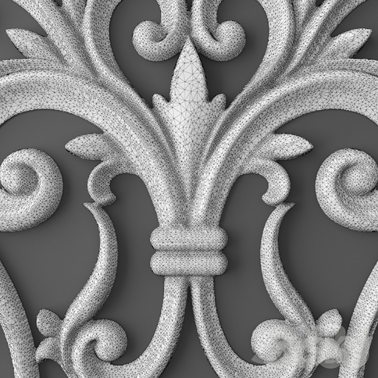 Rosette. 3D Model