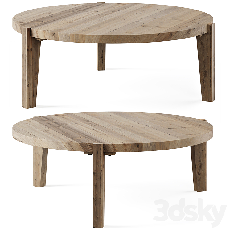 Coffee table BALI by House Doctor 3DS Max Model - thumbnail 2