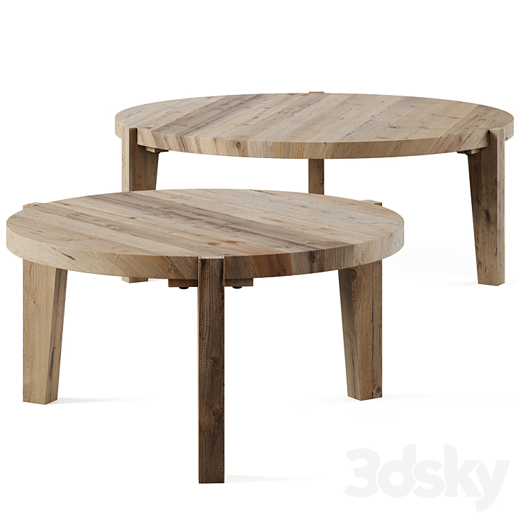 Coffee table BALI by House Doctor 3DS Max Model - thumbnail 1