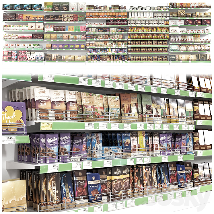 market products 3D Model Free