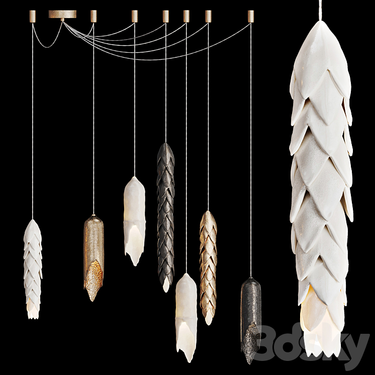 Pendants KOLOS Vetvi Store - Pendant light - 3D model