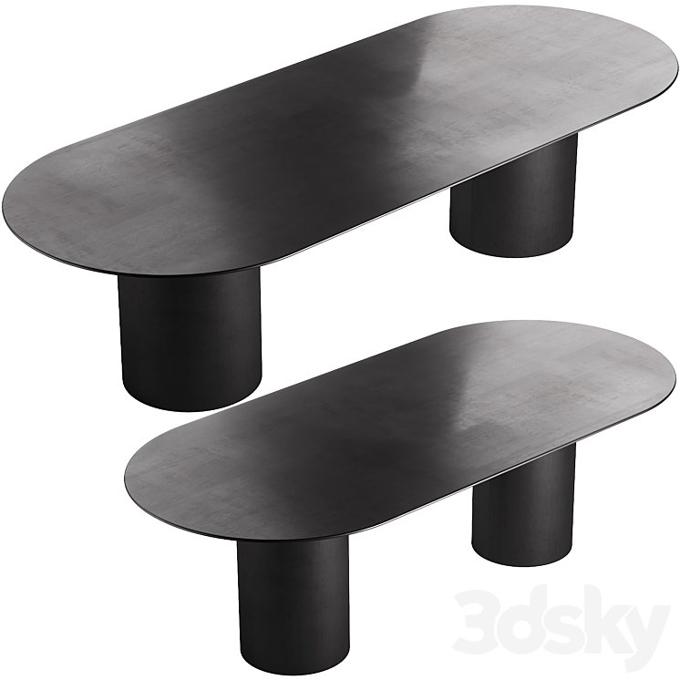 125 Desalto MM8 table by Guglielmo Poletti 3D Model Free
